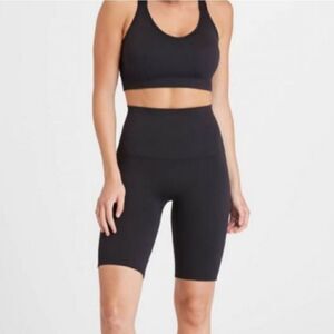 SPANX size small black shorts